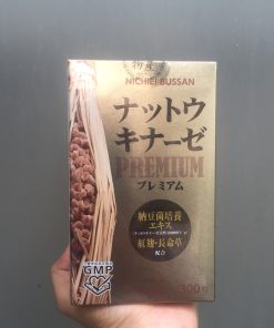 Viên uống phòng đột quỵ cao cấp Nichiei Bussan Nattokinase Premium 10.000FU 300 viên