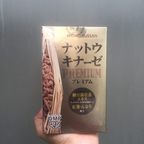 Viên uống phòng đột quỵ cao cấp Nichiei Bussan Nattokinase Premium 10 (3) Viên uống phòng đột quỵ cao cấp Nichiei Bussan Nattokinase Premium 10 (3)