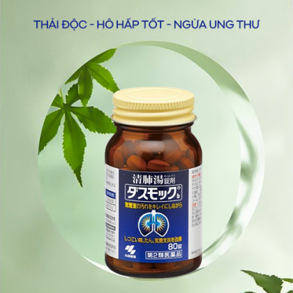 Viên uống Kobayashi giúp hỗ trợ điều trị bệnh phổi