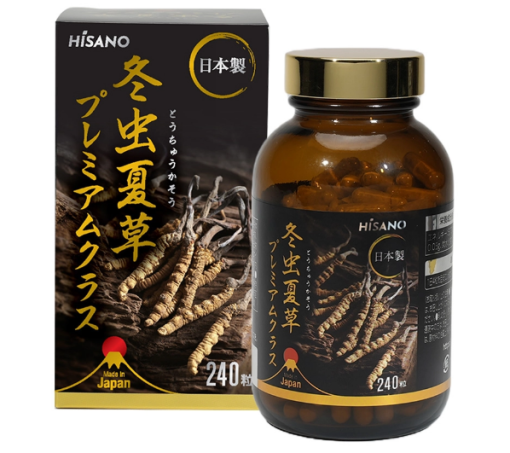 dong trung ha thao Ably Touchukasou Cordyceps Capsule 240v
